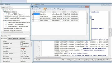 Presentation of lesson(No.9.2) of the paid course on Working with Databases in Lazarus IDE-Part II