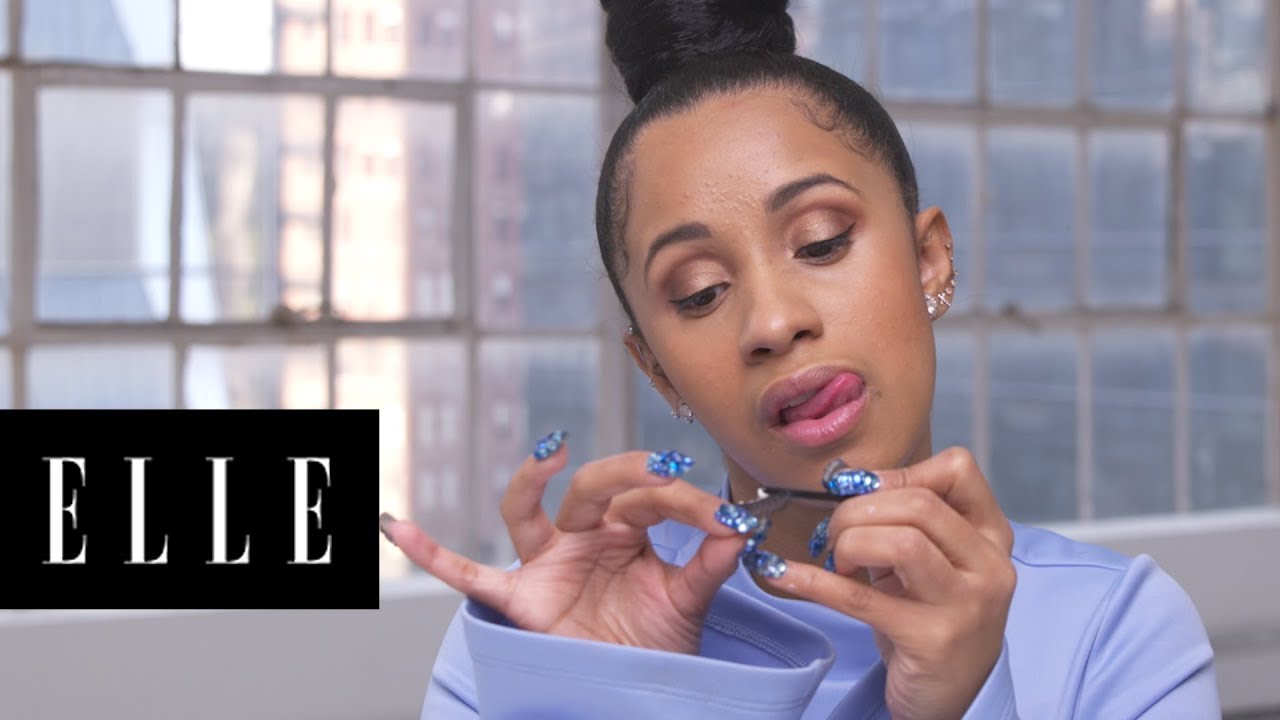 Watch Cardi Bs 90 Second Makeup Routine ELLE YouTube