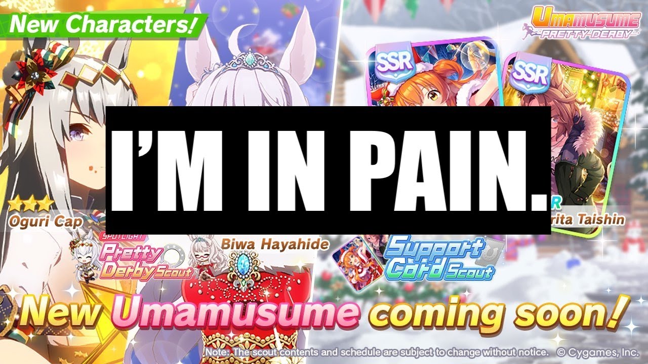 Oguri Cap Christmas Banner Pull (For Portfolio)