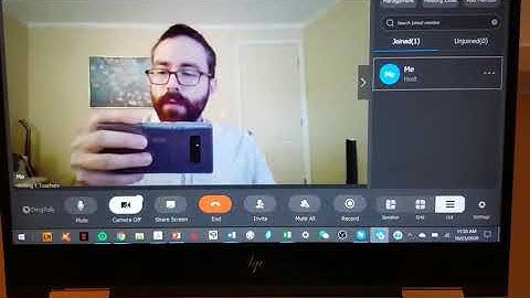 Displaying Presentation and Speaker together  on Dingtalk
