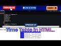 Table in html #tutorial #coding #html #public #education #computer #htmltutorial #learning#htmlcode