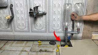 How to unclog a drain with a Coca.Cola bottle is extremely simple, easy to do and effective