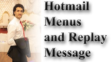 Internet Part 6) Windows live menu and reply message in Dari / Farsi Omar Akbari