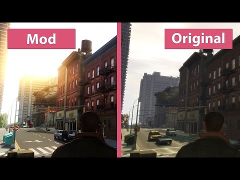 GTA 4 – Insane Mod Overhaul with CryENB V3 vs. Original Graphics Comparison [WQHD]