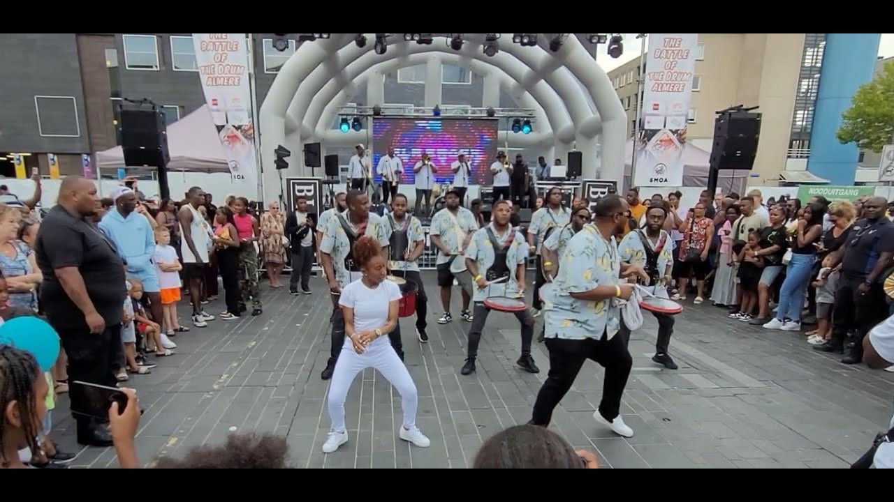 SLR Brass bij The Battle Of The Drum Almere Centrum 4-9-2022