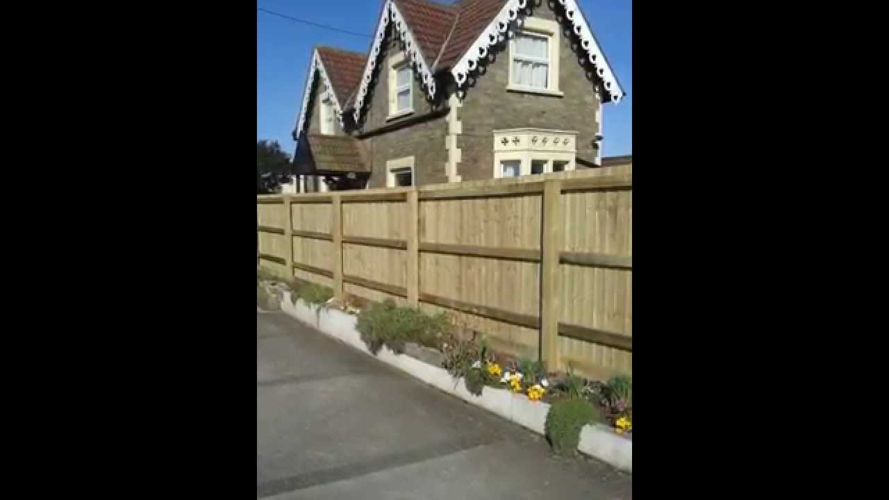 Fencing Weston Super Mare Fencing Services Garden Fencing Call Andy For A Free Quote On 07732265833 Youtube