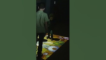 Kids Go Crazy for Interactive Projection Games! #beam #eyeclick #shorts 2025