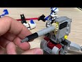 Знаменитый 501й Легион Армии Клонов Lego 75345 501st Clone Troopers Battle Pack