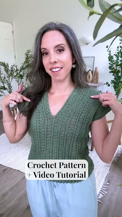 Super EASY Braided Wheat Stitch Summer Top Pattern - Make in 4 different yarn weights!