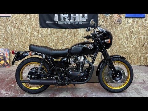 極小径（F8インチ）　EX-WAKER改 2011 W800 Special Edition with bikini cowl, ETC, power cable, and