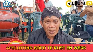 Suriname: Bodo afsluiting te oud plantage Rust en Werk Commewijne