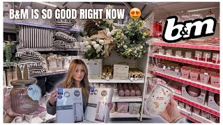 B&amp;M Shop With Me | All New In Homeware, Valentine’s &amp; Easter Finds + Home Updates 🥐🐣❤️