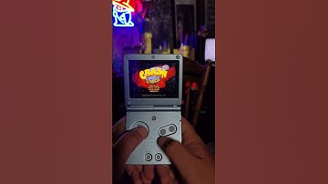 Crash op de Gameboy Advance is eigenlijk best goed. #gameboyadvance #crashbandicoot #retrogaming