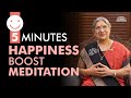 5 Minute Guided Meditation on Happiness | Boost Your Happiness Level | Nispand