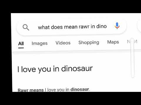 Que significa rawr en dinosauriopara mi bebo o///w///o