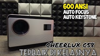 SETENGAH HARGA DARI PARA PESAINGNYA❗️CHEERLUX C58 REVIEW VS XGIMI CC AURORA #projector #proyektor
