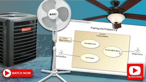 When to Use a Use Case Diagram - Cooling System Example