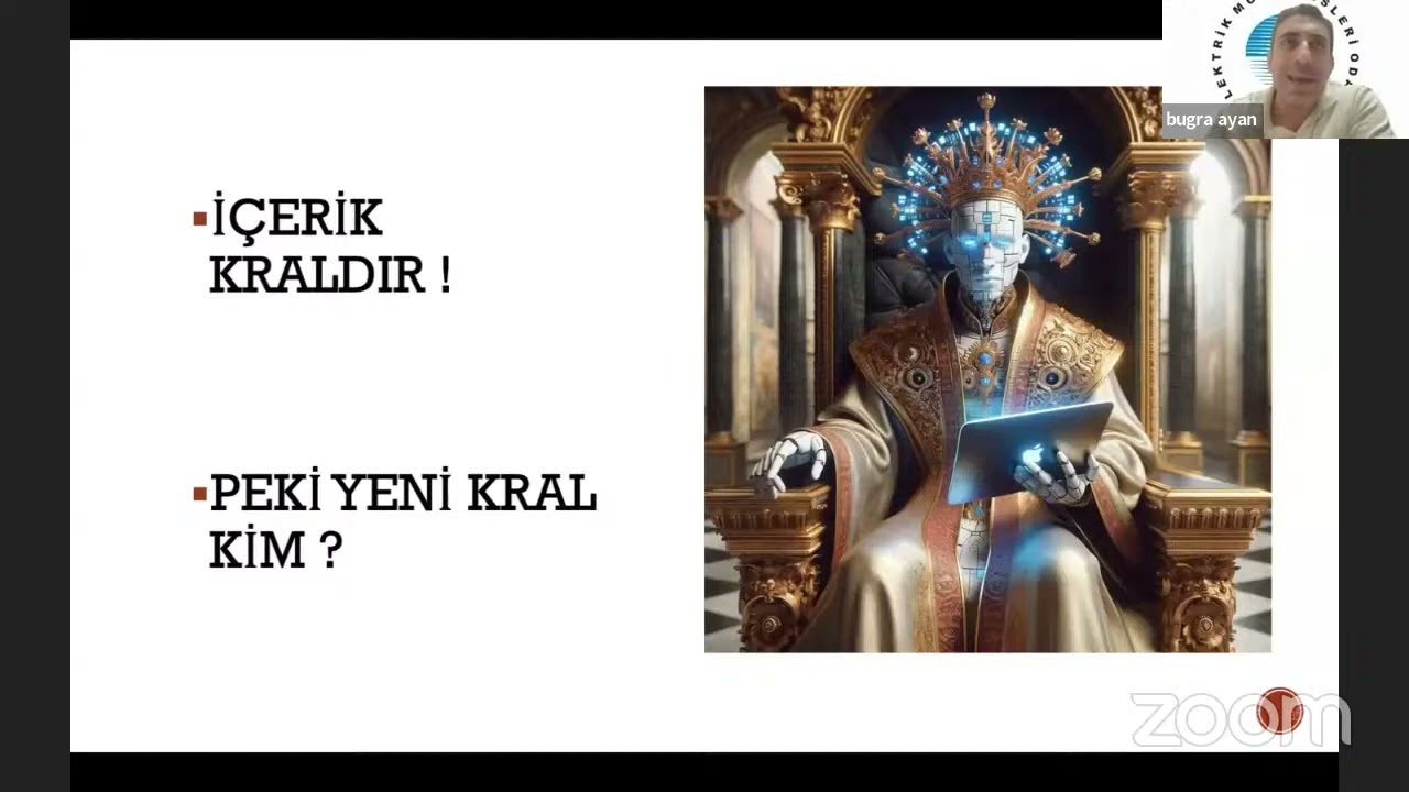 WEBİNAR: TEKNOLOJİ  VE VİZYON PROGRAMI: ÜRETKEN YAPAY ZEKA VE MÜHENDİSLİK UYGULAMALARI
