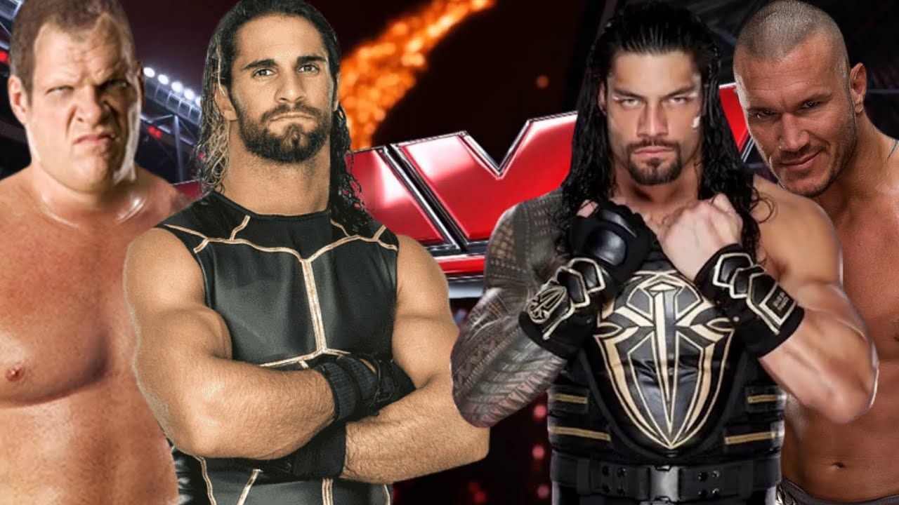 Командный матч: Роман Рейнс, Рэнди Ортон против Сета Роллинза и Кейна.