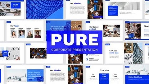 Pure | Corporate Presentation Slides 31935430 Videohive - Free Download After Effects Template