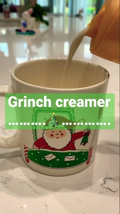 Grinch coffee creamer at Walmart