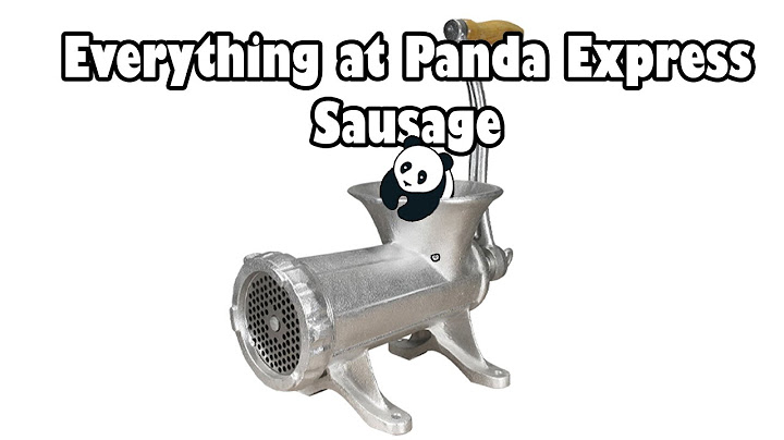 I Ordered Everything at Panda Express and Turned it into Sausage