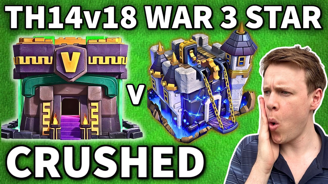 TH14v18 OVERKILL with STRONGEST TH14 Attack in Clash of Clans