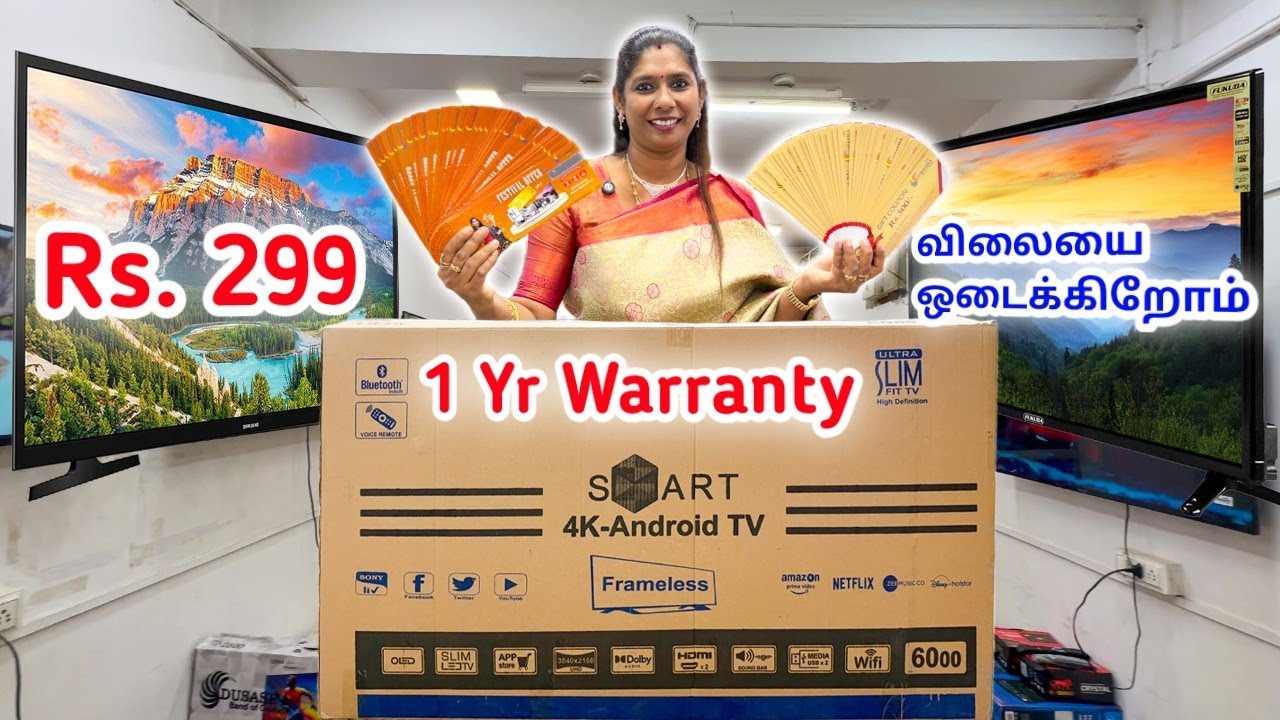 299 ரூ-ல இருந்து ஸ்டார்ட் பண்ணலாம் யாருமே இப்படி செஞ்சிருக்க மாட்டாங்க LED TV Google TV Namma MKG