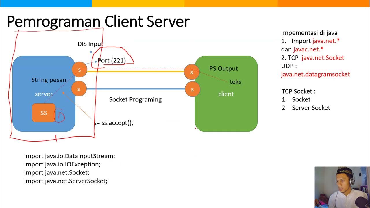 Aplikasi Client Server Sederhana dengan Sokcet Java - YouTube