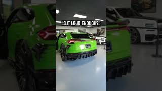 Custom Built Lamborghini Urus making some NOISE!⁠⁠