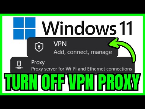 How To Turn Off VPN Proxy In Windows (QUICK & EASY) 2026