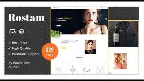 Rostam - Responsive Prestashop 1.7 Theme | Themeforest Templates