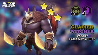 OPEN FORT PLAY LOSE STREAK ??? CHALLENGER MAKE BUILDS GLACIER WITCHER !!!  - Auto Chess Mobile