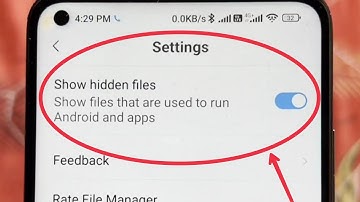 Turn ON/OFF Show Hidden Files in File Manager | Redmi & Poco Mobile