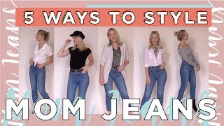 5 Ways To Style Mom Jeans Amanda Weldon