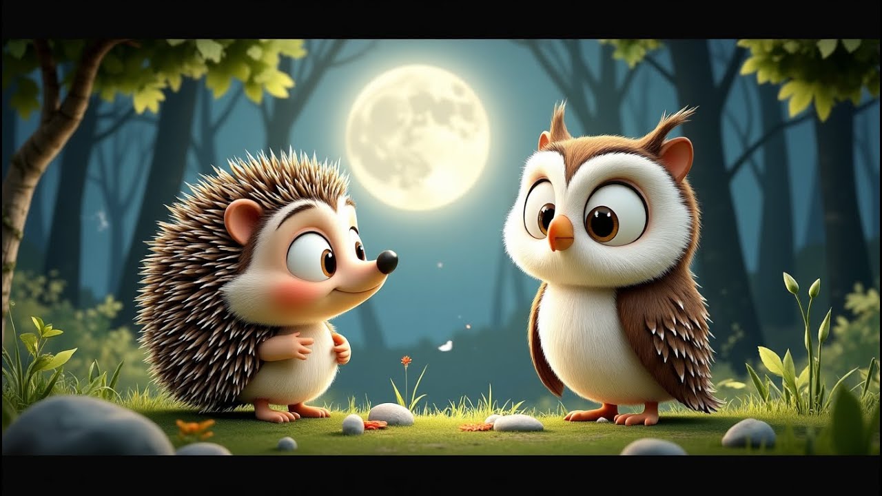 Satuja Lapsille - 🦉Siili ja Pöllö Satu