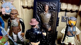 Kenner Indiana Jones Raiders of the Lost Arc Retro Action Figure Hasbro in Star Wars Jabba Diorama