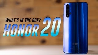 Honor 20 unboxing and hands-on