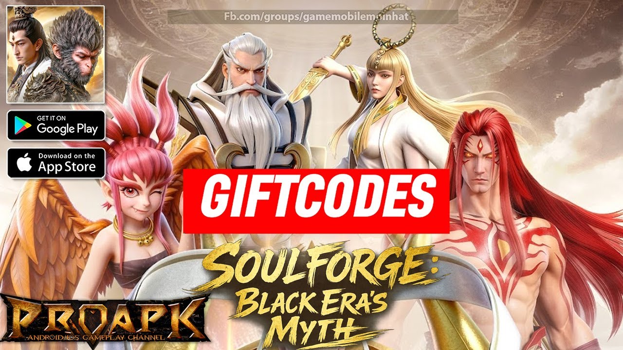 Black Era’s Myth: Soulforge Gameplay Android / iOS (Official Launch) + Gift Codes 🎁🎁🎁