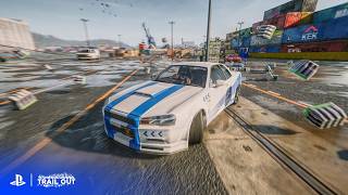 Driving Paul Walker’s Nissan Skyline in Trail Out is INSANE! (PS5 Gameplay) screenshot 5