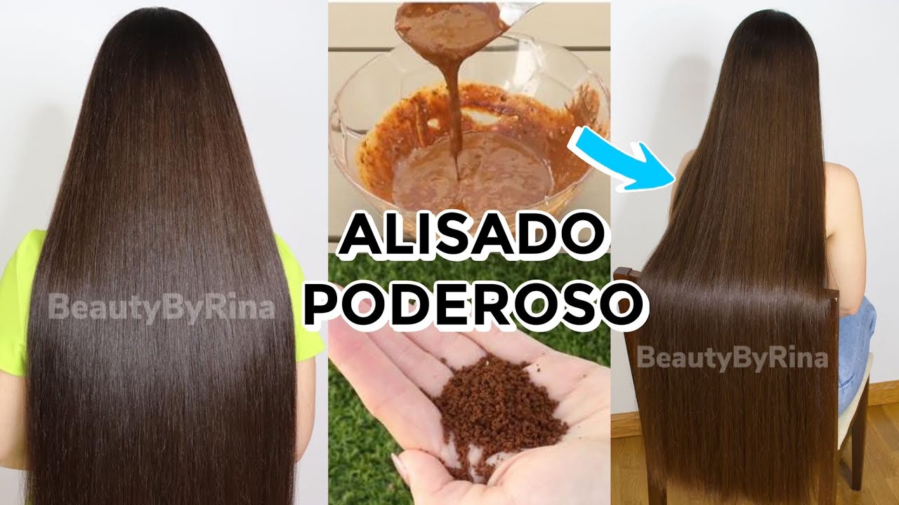 ALISADO JAPONÉS CASERO😱CABELLO LISO EN 1 APLICACIÓN - LISO SIN FRIZZ en  CASA - YouTube