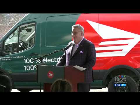 Canada Post's first electric delivery trucks roll out on Vancouver Island