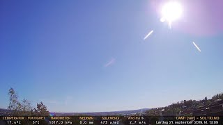 Timelapse Cam 1 - 21. september 2019