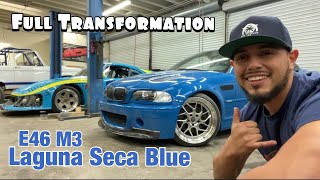 Building My Dream E46 M3 -Final Reveal Laguna Seca Blue