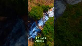 Drone Shot of Kintampo Waterfalls - West Africa Ghana #shorts