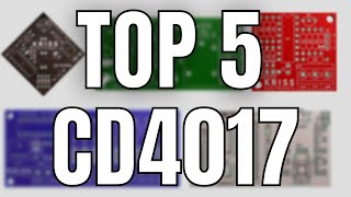 TOP 5 PROYECTOS con CD4017 Fáciles y Baratos | Descarga GRATIS los PCBs