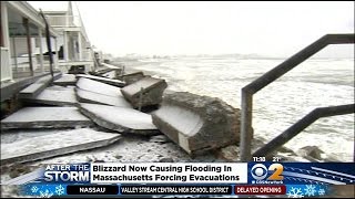 Rising Waters Force Massachusetts Residents From Homes