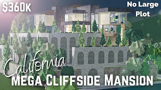 California Mega Cliffside Mansion | Bloxburg House Build || Roblox