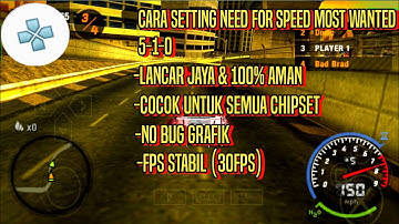 Cara Setting Game Need For speed most wanted 5-1-0 | Test On Mediatek Helio G85