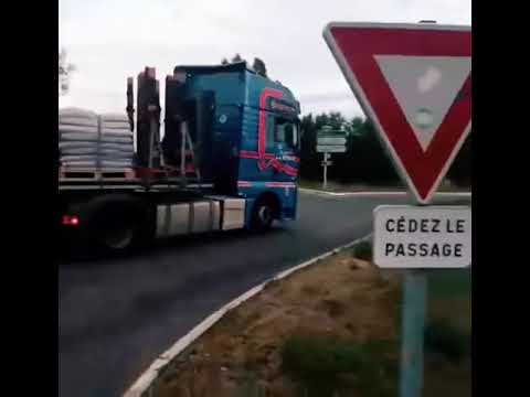 Truck Driver plays famous TikTok songs on Horn!